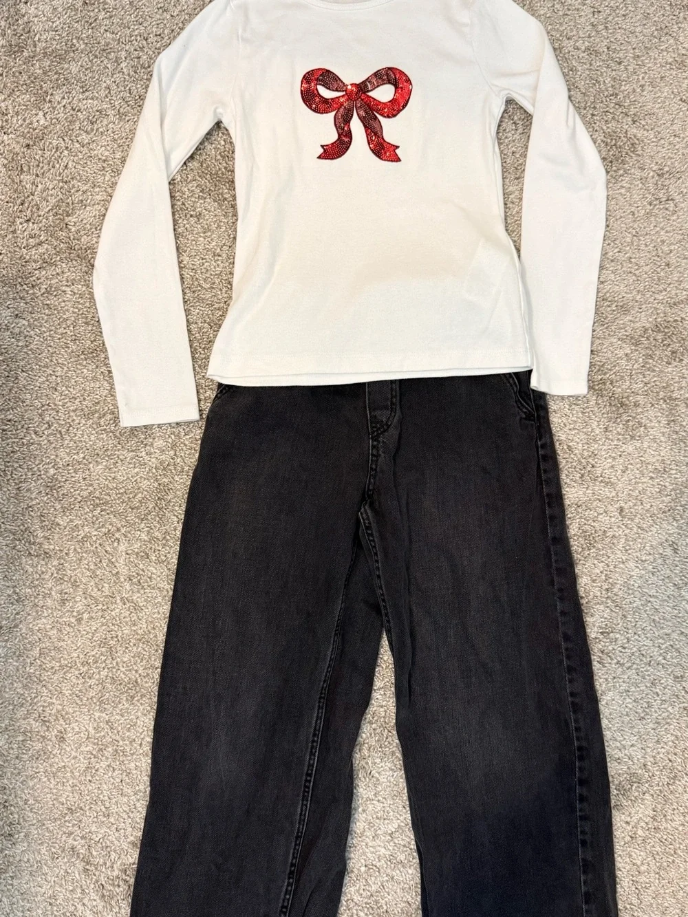 Girls Size 7/8 Outfit- Abercrombie kids and H&M